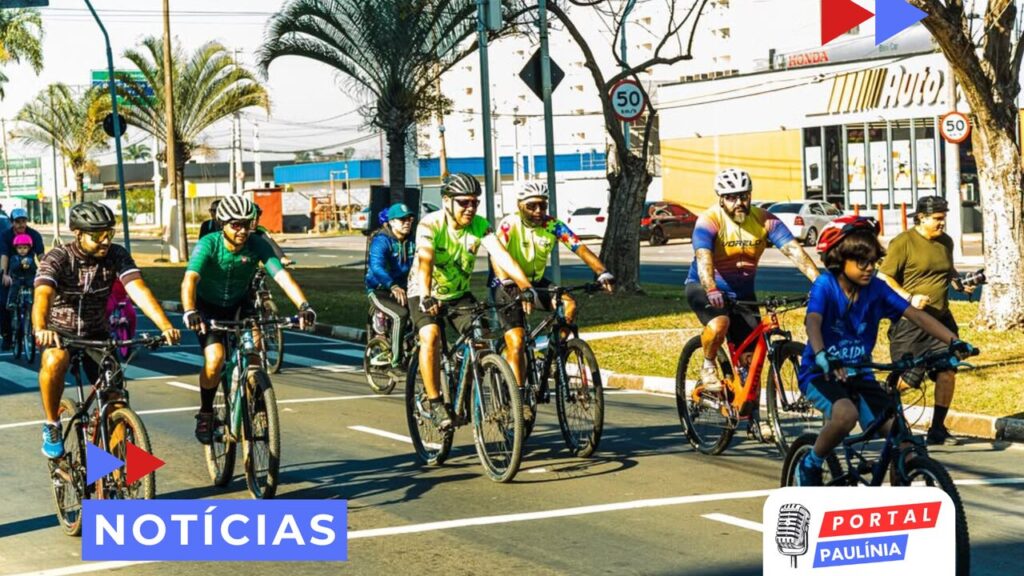 2º Passeio Ciclístico do ano reúne cerca de 500 pessoas em Paulínia