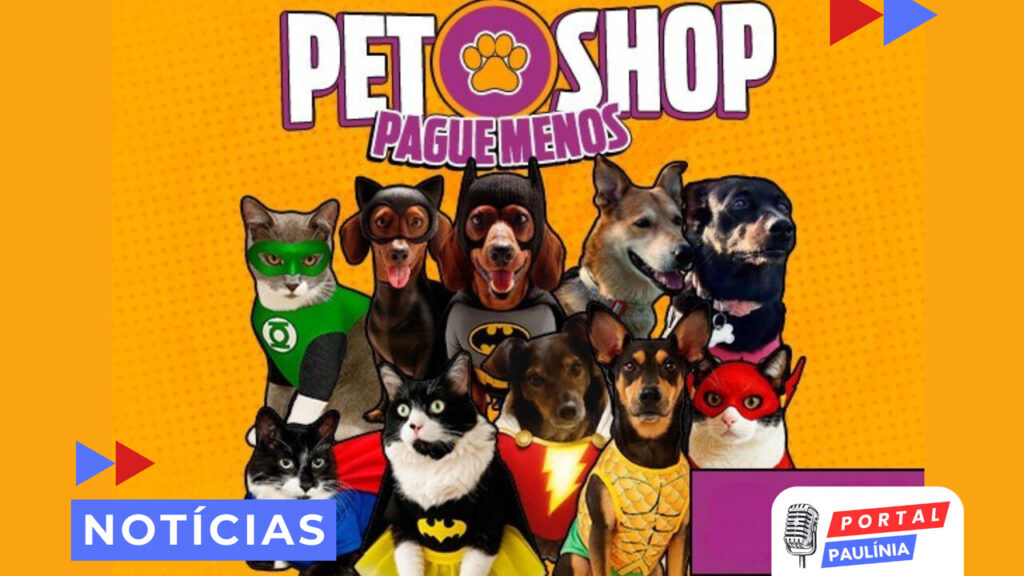 Pets resgatados viram super-heróis em nova campanha do e-commerce dos Supermercados Pague Menos