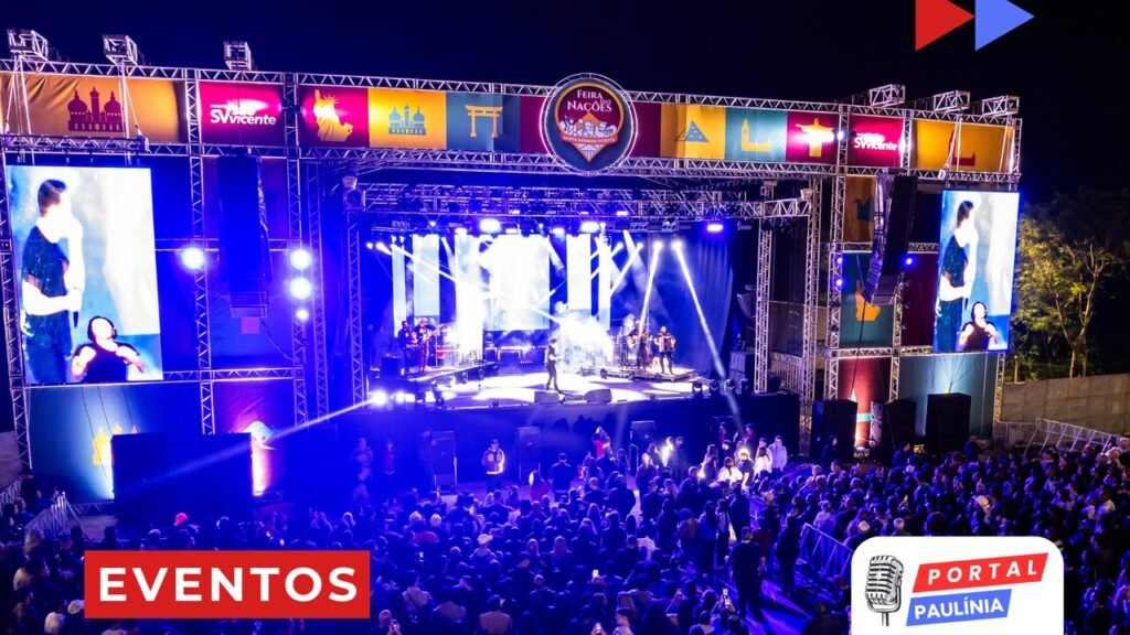 Santa Bárbara d’Oeste realiza 33ª Feira das Nações com mais de 50 atrações artísticas e shows de Felipe Araújo e Inimigos da HP