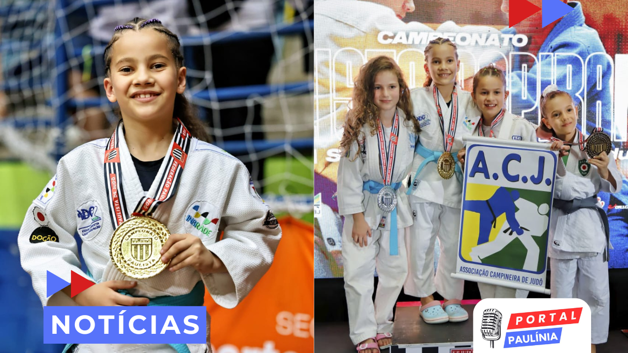 Júlia representa Paulínia e vence o Campeonato Paulista de Judô 2025