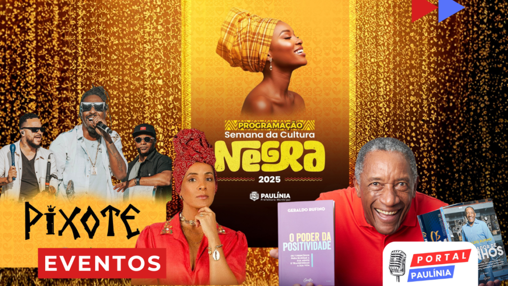 Geraldo Rufino é um dos destaques na programação da Semana da Cultura Negra em Paulínia; veja agenda completa
