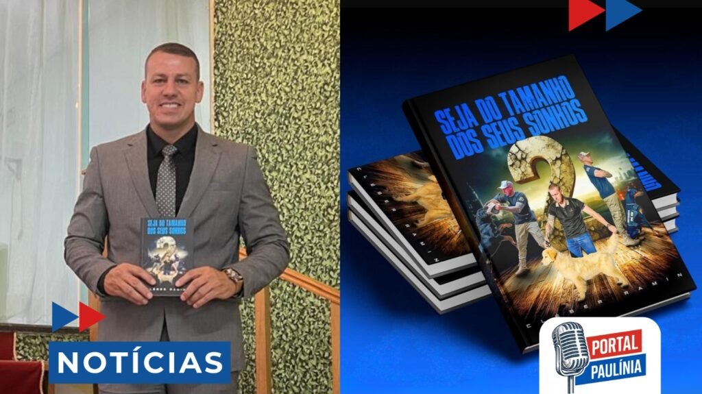 Cléber Ramin recebe prêmio em São Paulo por livro “Seja do Tamanho dos Seus Sonhos 2”