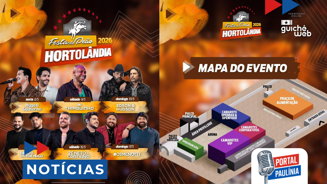 Festa do Peão de Hortolândia 2026 inicia venda de ingressos hoje