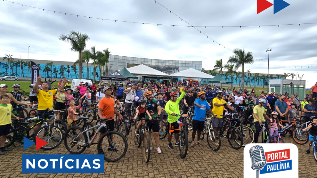 Com mais de mil participantes, passeio ciclístico abre as comemorações dos 62 anos de Paulínia