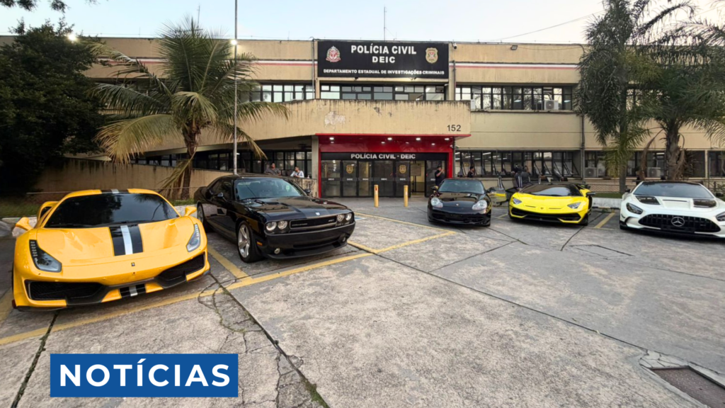 Deic apreende 14 carros de luxo e bens de alto valor em investigação sobre golpe milionário em São Paulo