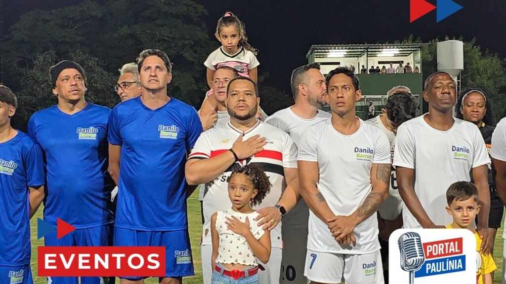 Prefeito Danilo Barros promove Futebol Solidário em Paulínia com jogo beneficente e arrecadação de alimentos